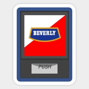 Beverly Drink Dispenser Sticker